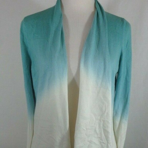 Chico's Sweaters - Chicos Womans Size 1 (8) Open Front Cardigan Green